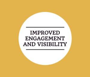 Improved engagement & visibility