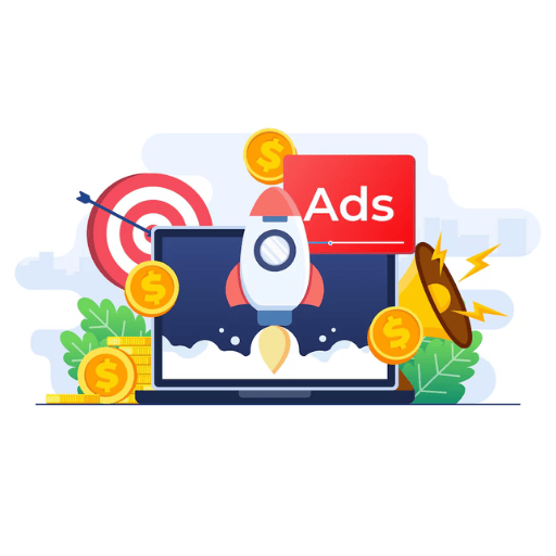 Paid marketing ad