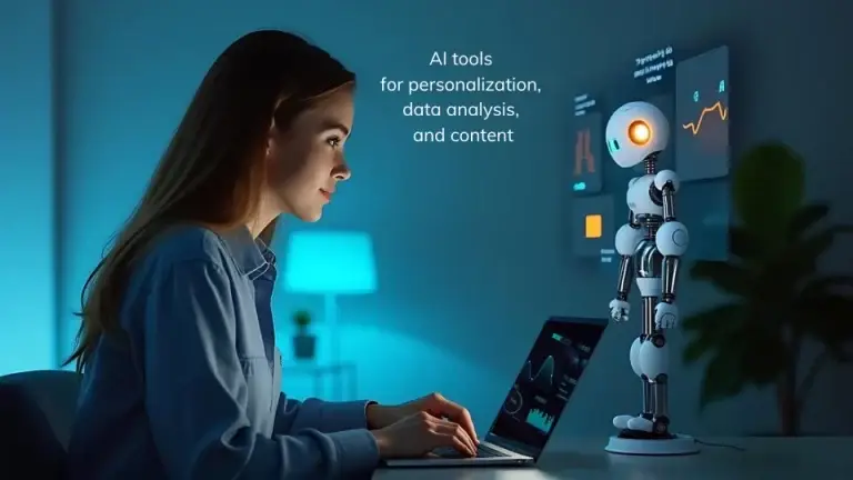 Using AI tools for personalization, data analysis, and content.