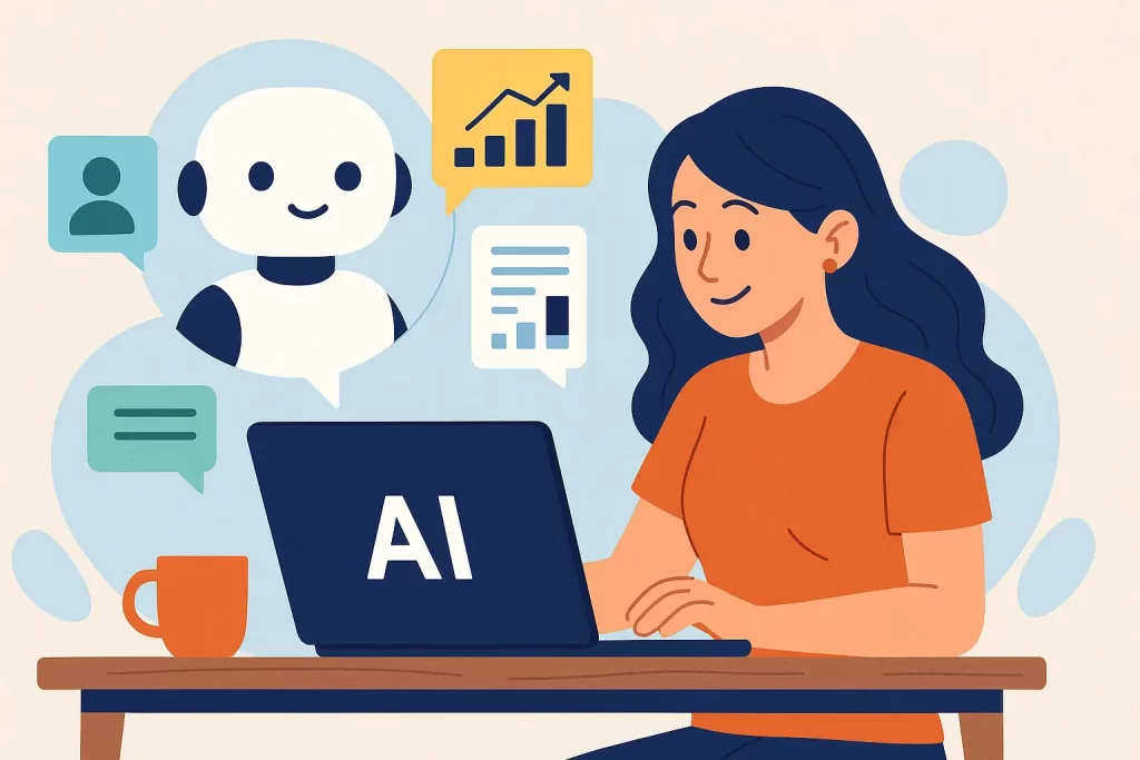 Using AI tools for Personalization, Data Analysis, and Content