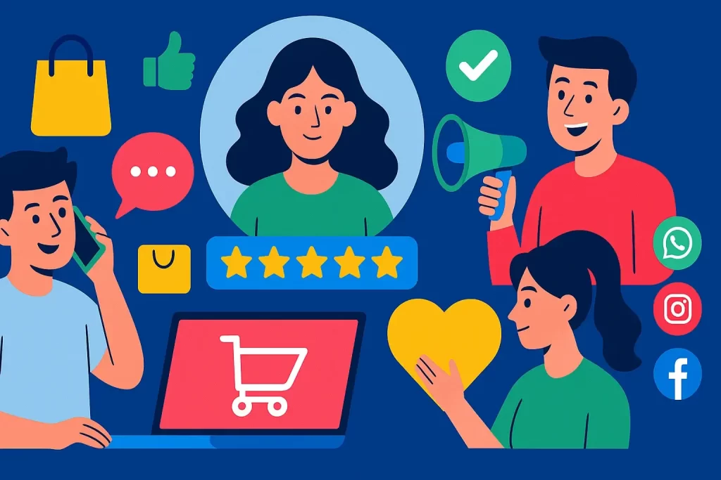 Customer experience with a brand