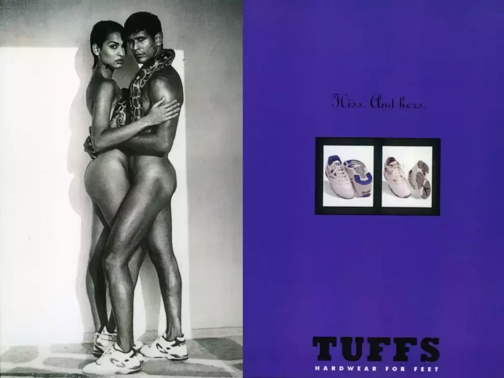 Tuff Shoes ad featuring Milind Soman & Madhu Sapre ad