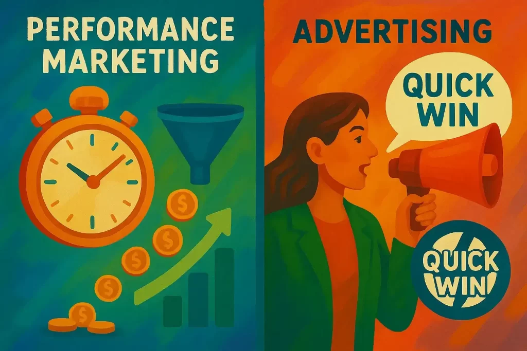 pay-for-outcome vs pay-for-exposure strategies.