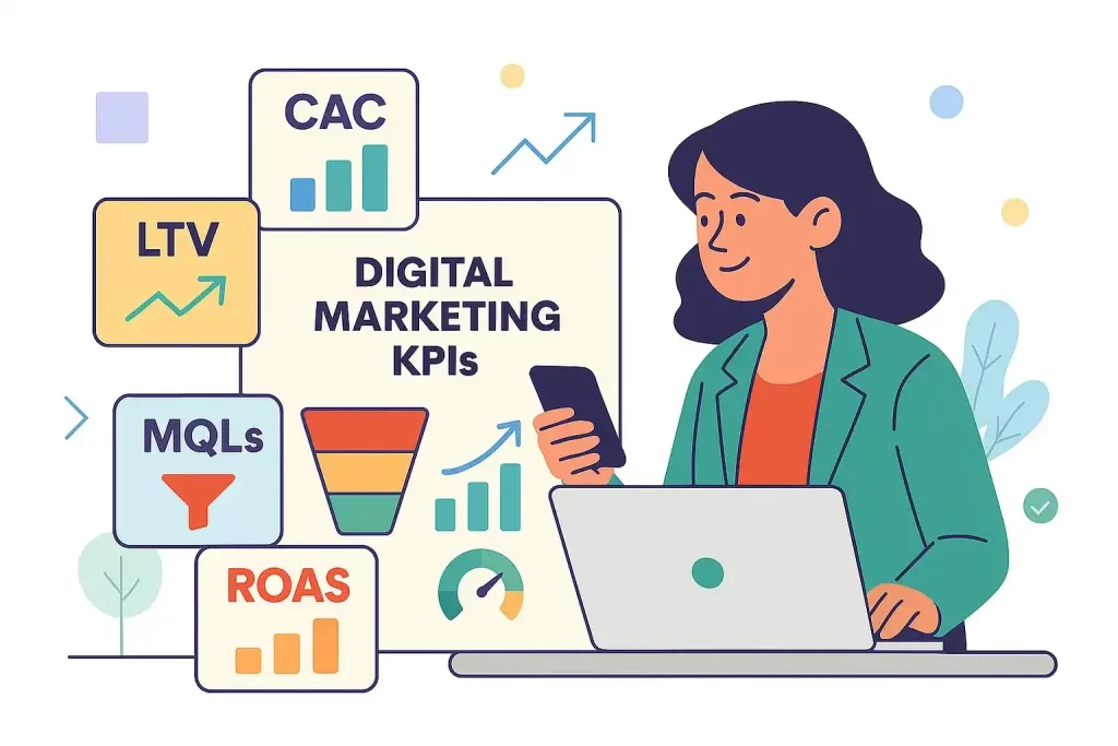 Essential Digital Marketing KPIs for Startups & SMBs