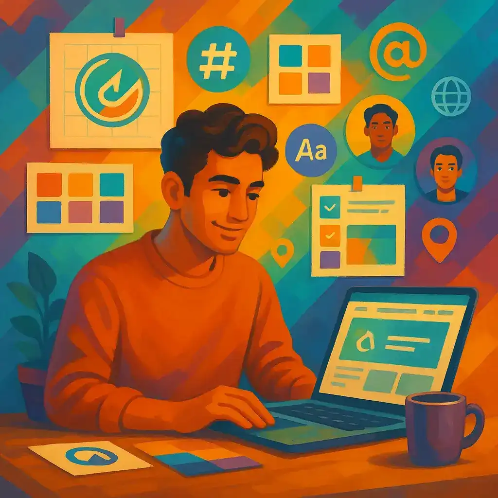 Learn how to build a strong online brand identity from scratch